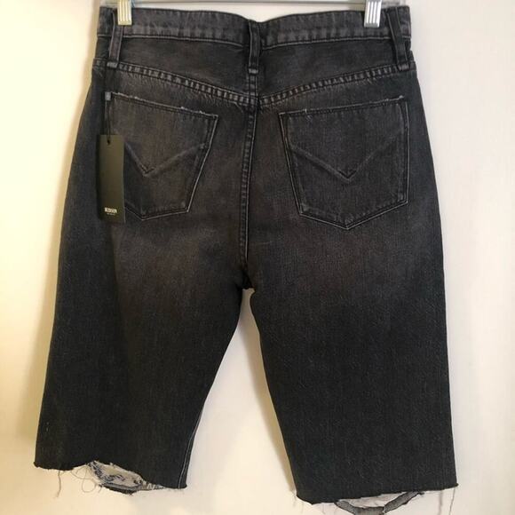 Hudson Sloane Long Cut-Off Distressed Shorts NWT - Picture 8 of 9